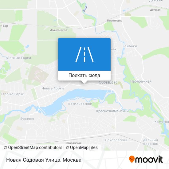 Карта Новая Садовая Улица