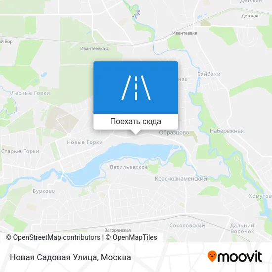 Карта Новая Садовая Улица