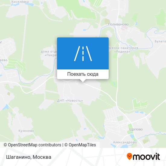 Карта Шаганино