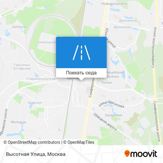 Карта Высотная Улица