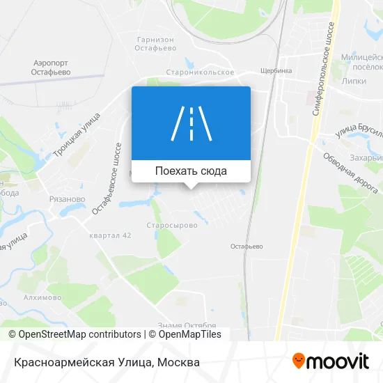Карта Красноармейская Улица