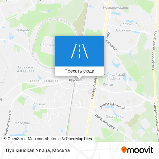 Карта Пушкинская Улица