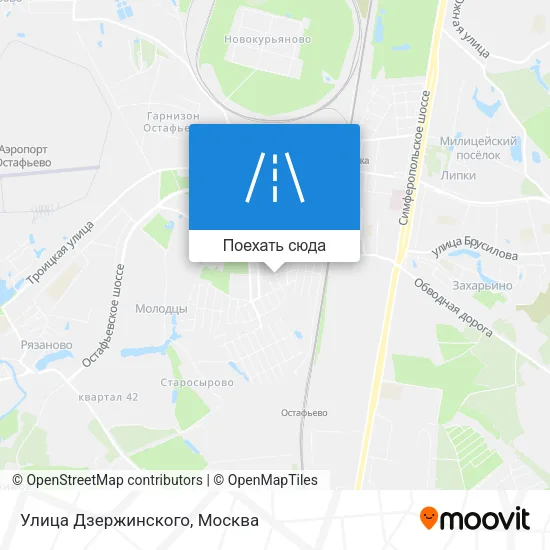 Карта Улица Дзержинского