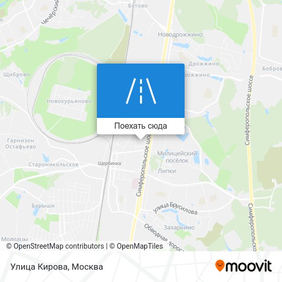 Карта Улица Кирова