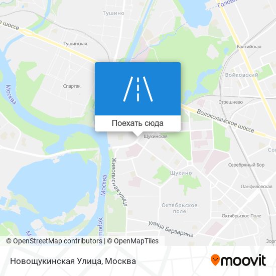 Карта района щукино в москве