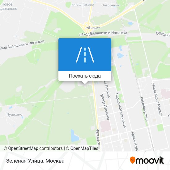 Карта Зелёная Улица