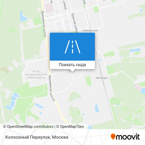 Карта Колхозный Переулок
