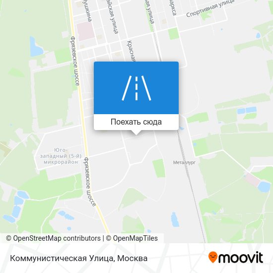 Карта Коммунистическая Улица