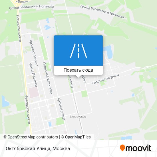 Карта Октябрьская Улица