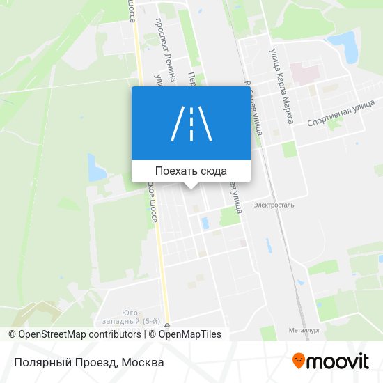 Карта Полярный Проезд