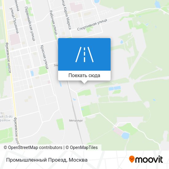Карта Промышленный Проезд