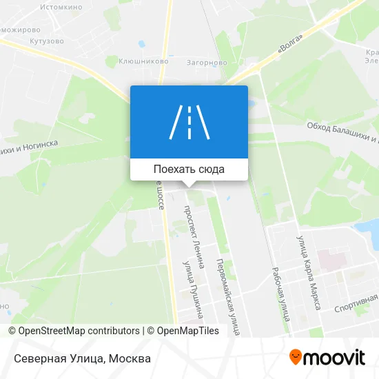 Карта Северная Улица