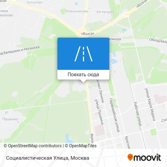 Карта Социалистическая Улица