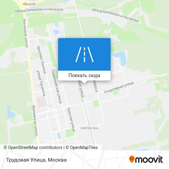 Карта Трудовая Улица
