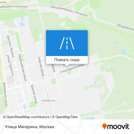 Карта Улица Мичурина