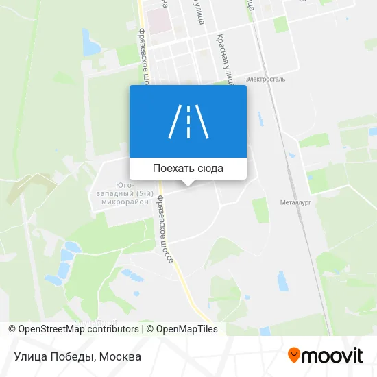 Карта Улица Победы