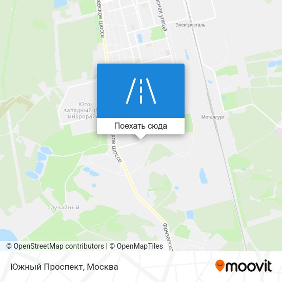Карта Южный Проспект