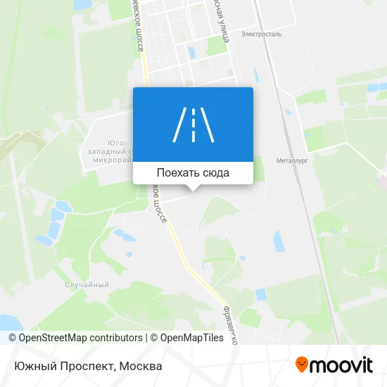 Карта Южный Проспект