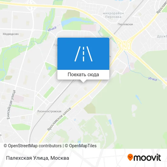 Карта Палехская Улица