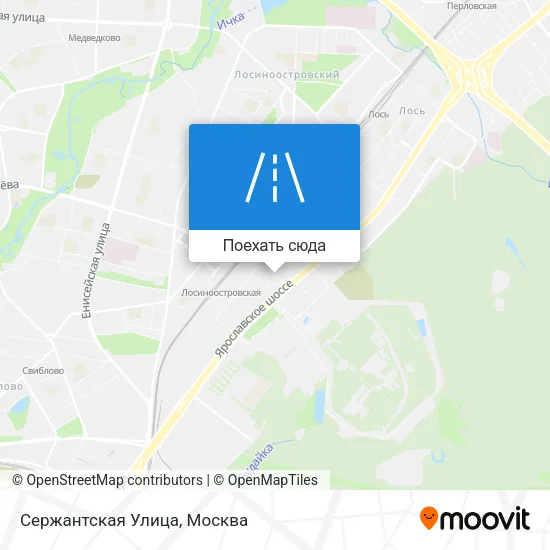 Карта Сержантская Улица