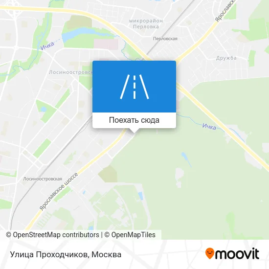 Карта Улица Проходчиков