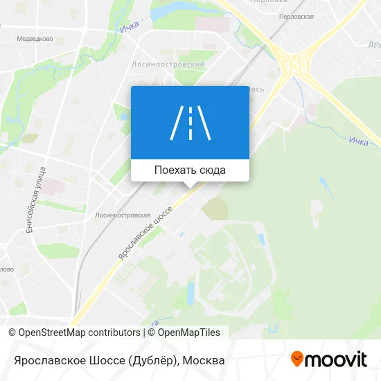 Карта Ярославское Шоссе (Дублёр)