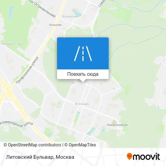 Карта Литовский Бульвар