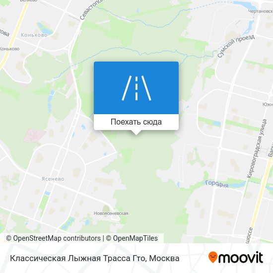 Карта Классическая Лыжная Трасса Гто