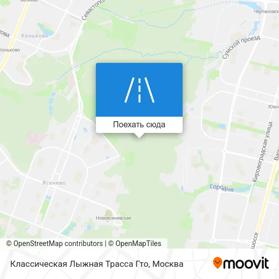 Карта Классическая Лыжная Трасса Гто