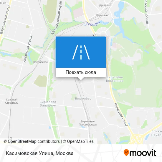 Карта Касимовская Улица