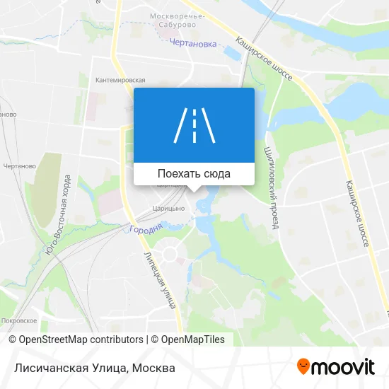 Карта Лисичанская Улица