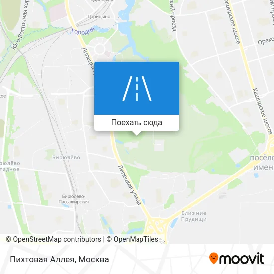 Карта Пихтовая Аллея