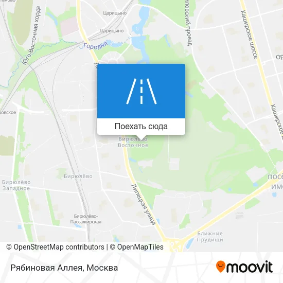 Карта Рябиновая Аллея