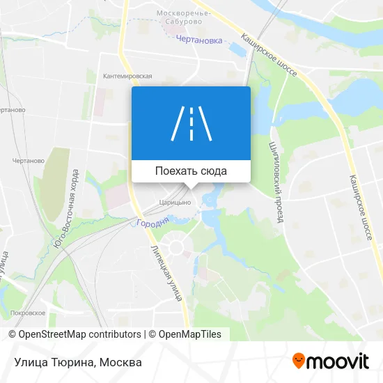 Карта Улица Тюрина