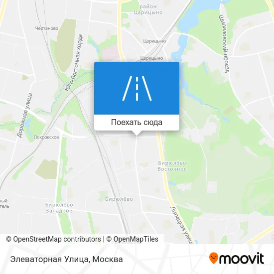 Карта Элеваторная Улица