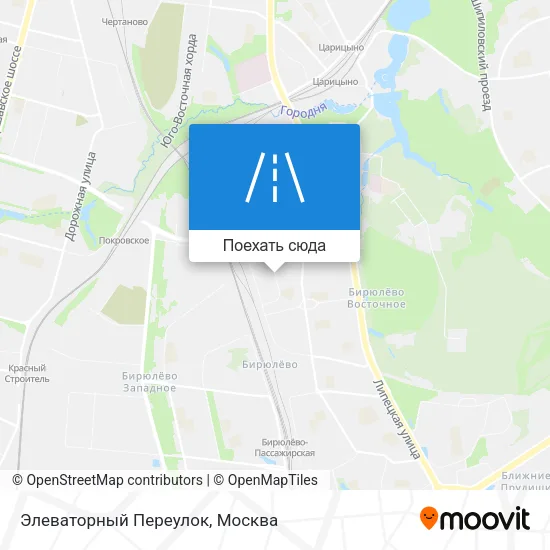 Карта Элеваторный Переулок