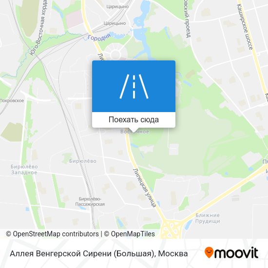 Карта Аллея Венгерской Сирени (Большая)