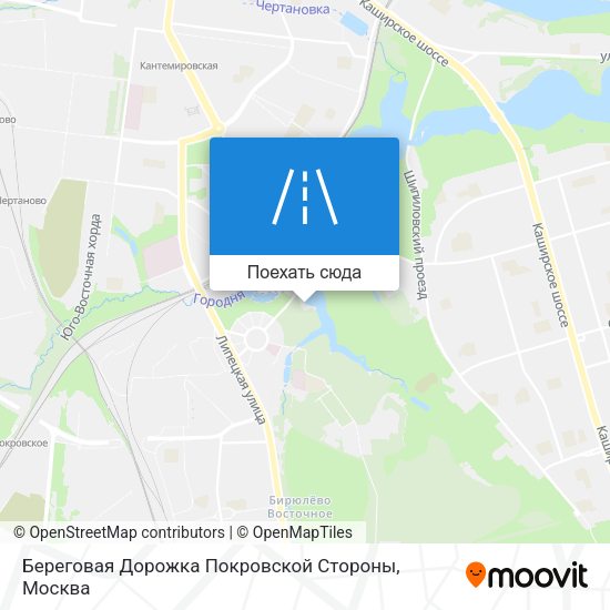 Карта Береговая Дорожка Покровской Стороны