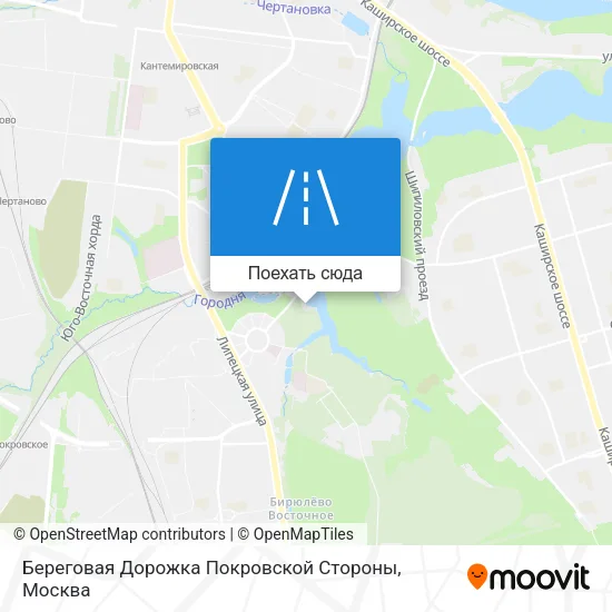Карта Береговая Дорожка Покровской Стороны