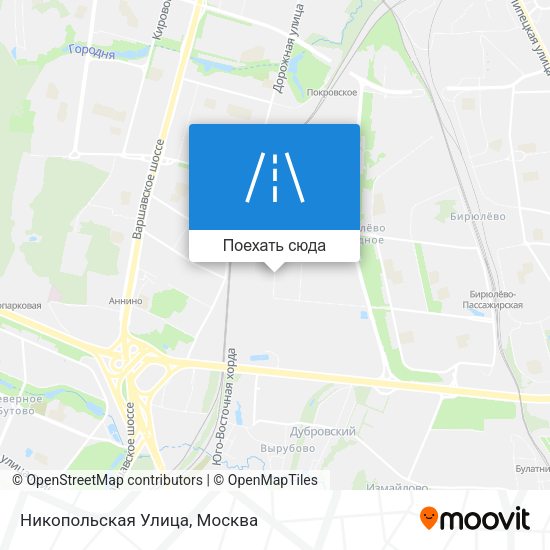 Карта Никопольская Улица