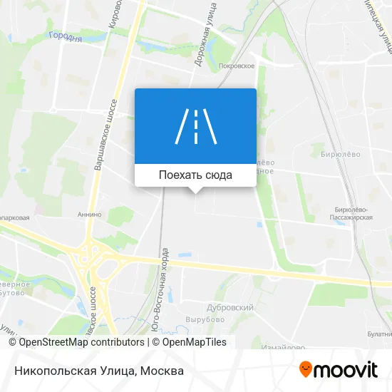 Карта Никопольская Улица