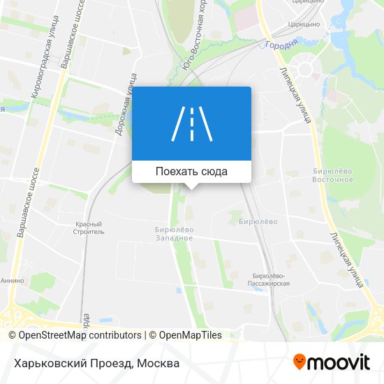 Карта Харьковский Проезд