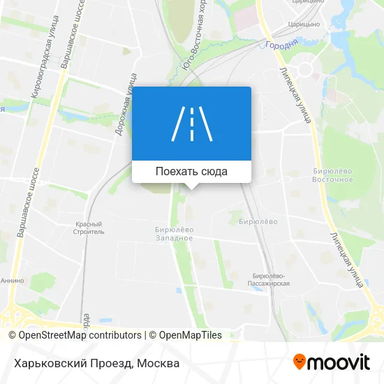 Карта Харьковский Проезд