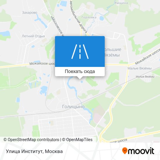 Карта Улица Институт