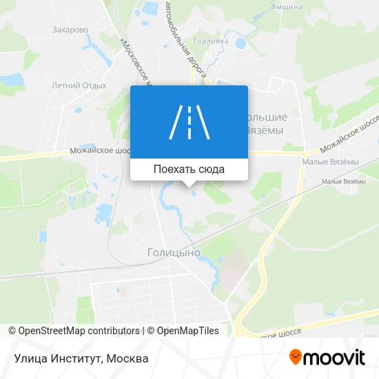 Карта Улица Институт
