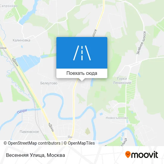Карта Весенняя Улица