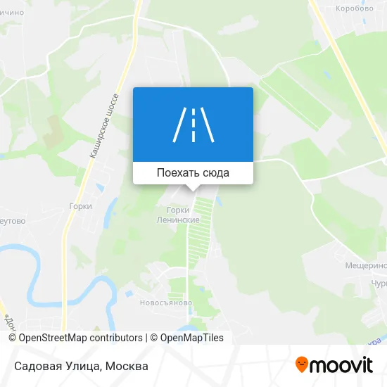 Карта Садовая Улица