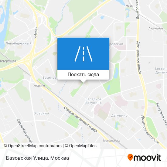Карта Базовская Улица
