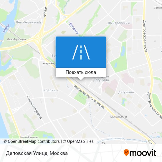Карта Деповская Улица