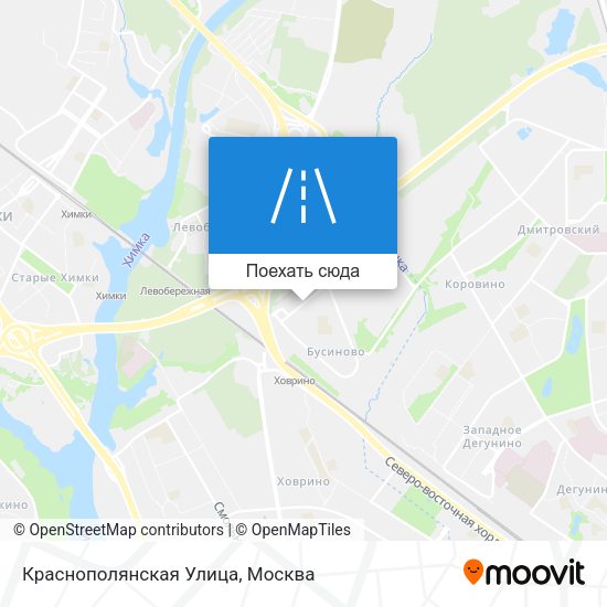 Карта Краснополянская Улица